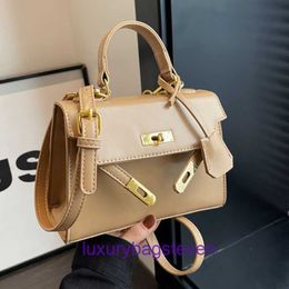 Luxury Hremms Kelyys Desingner Fashion Womens Totes Handbag High end Small Bag for Women 2024 New One Shoulder Crossbody Fashionable With Real Logo