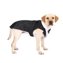 Dog Apparel Pet Tuxedo Outfits Dogs Animal Shirts Costume Wear Cotton Wedding Suit Dresses Weddings As Guest