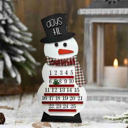 Calendar Christmas Tree Descent Calendar Countdown Decoration 25 Days Christmas Holiday Decoration Interesting Winter Scene Childrens Christmas Gifts Y240322