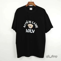 Desiger Shirts Adlv The Highest Qualityt-Shirts Korea Fashion Brand Adlv Teddy Bear Short Sleeve Doughnut Girls' T-Shirt Couple's Half Sweep Size 11 Dieo 9888