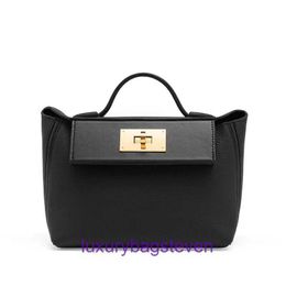Hremms Kelyys 10a Mirror Quality Allhandmade Designer Crossbody Bags Genuine Leather Womens Bag 2424 Mini Versatile Handheld One with Real Logo