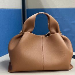 Drawstring Hobos Women Handbag 2024 Designer Bag Soft PU Leather Shoulder Crossbody Bags Ladies Simply Tote Purse