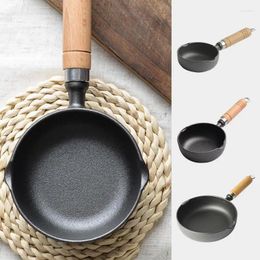 Pans Cookie Skillet Cast Iron Black Mini Non Stick Hangable Deepened Egg Pan Small