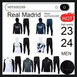 24 25 football Tracksuit Real madrid TRACKSUIT train VINI JR BELLINGHAM CAMAVINGA men kit chandal survetement TRAINING suits soccer jackets Sportswear