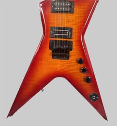 Factory 6 Strings V Shape Electric Guitar with Different Color Offer LogoColor Customize