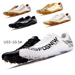 Shoes Wing of God Men Women Track and Field Shoes Track Spike Running Shoes Lightweight Professional Athletic Long Jump Shoes