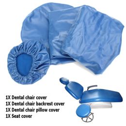 Cover 1 Set Dental Chair Cover Unit PU Leather Seat Elastic Waterproof Protective Protector Dentist Equipment Dentista Dentistry Lab