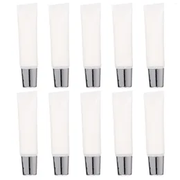 Storage Bottles 10 Pcs Empty Tube Of Lip Glaze Hose Gloss Tubes Mini Glazes Containers Plastic Small Travel