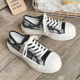 HBP Non-Brand Factory Direct Sales Custom Two Wear Low Cut Classic Walking Style Shoes Sneakers Ladies Lace-up Canvas Casual Shoes For Women