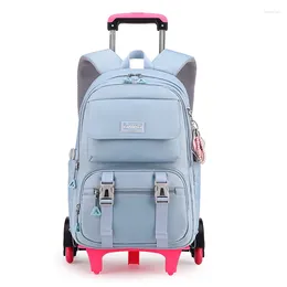 Backpack School Rolling Bags Wheeled For Boys Kids Trolley Bag Girls Wheels