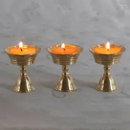 Candle Holders Decorative Round Stand Home Decorations Elegant Lamp For Ceremony