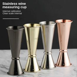 Bar Tools Stainless Steel Cocktail Shaker Measure Cup For Home Bar Party Bar Jigger Double Spirit Measuring Cup Kitchen Bar Barware Tools 240322