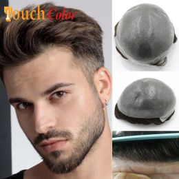 Toupees Toupees Invisible Natural Hairline Men Toupee Thin Skin Base Men European Human Hair Replace System Hair Patch Capillary Prothesis