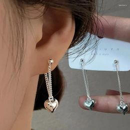 Dangle Earrings Fashion Pendant Korean Love Drop Ear Studs Trendy Earring Female Chain Tassel Wear Women Jewellery Ornaments