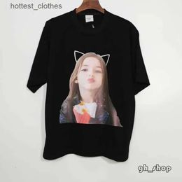 Desiger Shirts Adlv The Highest Qualityt-Shirts Korea Fashion Brand Adlv Teddy Bear Short Sleeve Doughnut Girls' T-Shirt Couple's Half Sweep Size 11 Dieo 9 MPTM 9205