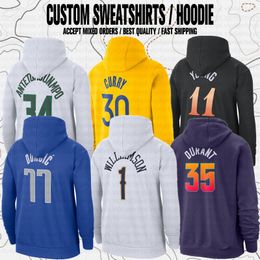 Tyrese Maxey Jimmy Butler LaMelo Ball Kyle Kuzma Zach LaVine Ja Morant Damian Lillard Westbrook George Leonard Basketball Sports Club Fans Marken-Hoodies