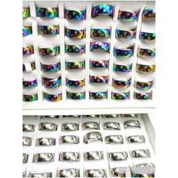 Band Rings Wholesale 30Pcs Mix Pet Lovers 316L Stainless Steel Claw Drop Delivery Jewellery Ring Dhgarden Dhnk9