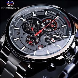 New Forsing Waterproof Multifunctional Men's Fashion Fully Automatic Mechanical Watch