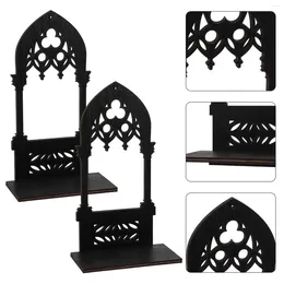 Candle Holders Pillar Candles Shelfs Black Halloween Decorations Candlestick Candleholder Hanging Centrepiece For Table