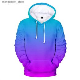 Men's Hoodies Sweatshirts Neon Hoodie Mens 2022 Men/Women Pullover Sweatshirt Jackets Colourful Gradient green Solid Colour Hooded Rainbow Top Coat Q240322