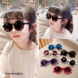 2 pcs Fashion luxury designer Cat ear childrens Sunglasses 2021 new fashion personality Sunglasses anti UV cute baby glasses trend