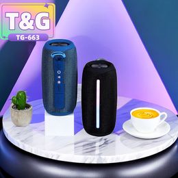 TG663 Portable Outdoor Mini Wireless Bluetooth Speaker Subwoofer Surround Soundbar Waterproof Camping Party Speakers