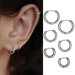 Stud Earrings Stainless Steel 8mm 10mm 12mm Women's Hoop Small Hoops Packs For Women Studs And