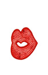 10PCS Lips Sequined Patches for Clothing Iron on Transfer Applique Sexy Patch for Bags Jeans DIY Sew on Embroidery Sequins8519449