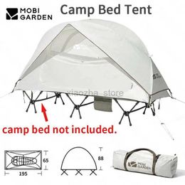 Tents and Shelters MOBI GARDEN Outdoor Camping Tent Family Travel Park Picnic 3-4 Person Portable Aluminium Bracket Three Season Large Camp Bed Tent 240322