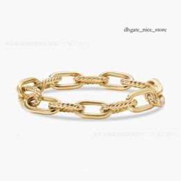 Dy Desginer David Yurma Braccialetti Bracciale di gioielli semplici ed eleganti popolari anello contorto intrecciato con corda contorto di alta qualità regalo di lusso di lusso 274