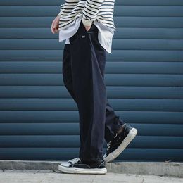 Maden Work Clothes Easypants Loose Casual Pants Spring and Autumn Army Green Elastic Legged Long Men