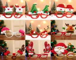 Christmas Glasses Glitter Party Glasses Frames Christmas Decoration Costume Eyeglasses for Holiday Favours Adult Kids3244807