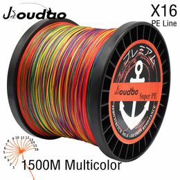 Braided Fishing Line 16 Strands 1500M 1640Yards Braid Fish 55Lbs280lbs Test PE Lines For Saltwater Freshwater Car 890