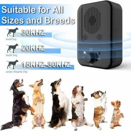 Equipment Dog Bark Stopper Deterrents Ultrasonic Stopper Bark Dog Repeller Pet Training Stop Barking Anti Noise Device Pet Supplies