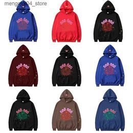 Men's Hoodies Sweatshirts designer hoodie 555 spider mens men hoodies sweater hip hop young thug print top quality fashion for youth kk Q240322