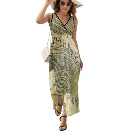 Casual Dresses We The People... Sleeveless Dress Loose Summer Party Woman For Wedding Prom Gown