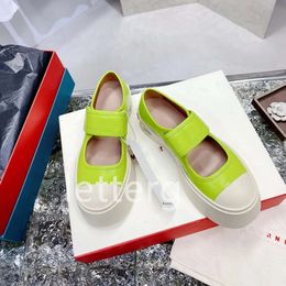 Designer Shoes Ma Woman Low Top Green White Pommel Cowhide Rubber Sole Top Luxury Shoe Leather Lace Up Shoes With Dust Bag