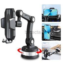 Cell Phone Mounts Holders Car Phone Mount Long Arm Suction Cup Sucker Car Phone Holder Stand Mobile Cell Support For iPhone Huawei Mi Samsung Universal 240322