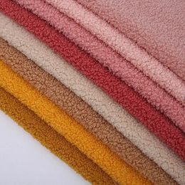 Plush Fabric Polar fleece Cloth Polyester Autumn Winter Small roll teddy cashmere DIY clothing Handmade Sewing quilting Toy 240306