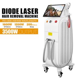 Diode Laser Hair Removal Diode 808nm Painless Lazer Epilation Ice System Salon Use with FDA Certification Hair Loss Equipment