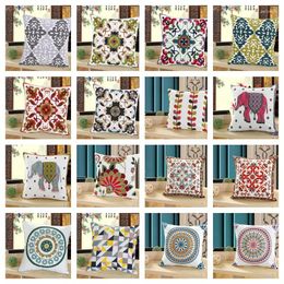 Pillow Nordic Style Cotton Canvas Embroidery Flower / Decorative Sofa Home Decor Throw Pillows Pillowcase