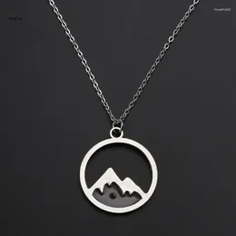 Chains X7YA Mustard Seed Necklace Mountain Silver Gold Colour Pendant Faith Jewellery