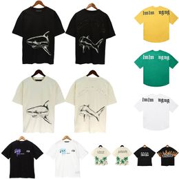 2024 Tees Tshirt Summer Fashion Mens Womens Designers T Shirts Long Sleeve Tops Palms Letter Cotton Tshirts Angeles Clothing Polos Short Sleeve High Quality Clothes