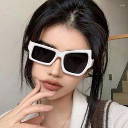 Sunglasses Funny Glasses With Raised Eyebrows On One Side Fashion Hip Hop Irregular Personality UV400 Sun For Men Women