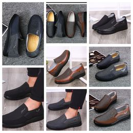 Casual Shoe GAI sneaker sports Cloth Shoe Mens Formal Classic Top Shoe Soft Sole Flats Leather Mens Shoe Black comfortable soft size 38-50