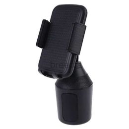 Cell Phone Mounts Holders Universal Adjustable Cup Holder Car Mount Bracket Stand Cradle for Cell Mobile Phone Smartphone 240322