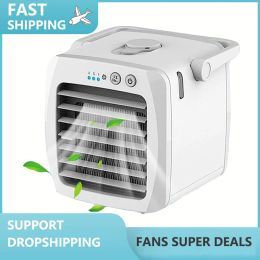 Fans Mini Air Conditioner Micro Portable Dormitory Small Fan USB Desktop Laptop Car Cooling Refrigeration Electric Fan