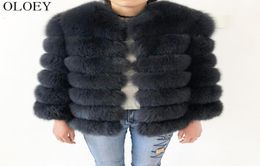 Natural Fur Coat Real Fox Fur Vest Jacket New High quality 100 leather coats Natural Real Coat and genuine leather75405602472372