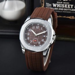 2024 fashion Mens Watch Master quartz Sapphire Classic Fashion Stainless Steel Waterproof Leather watch band luxe wristwatch ph889