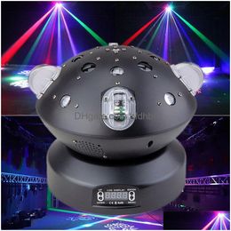 Led Effects Stage Lights Moving Head Light Professional Rgbw Dj Uplighting Events Sound Activated For Ktv Disco Party Wedding Concer Dhjiq